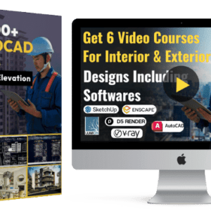 10K+ AutoCAD Files + Interior /Exterior Video Courses